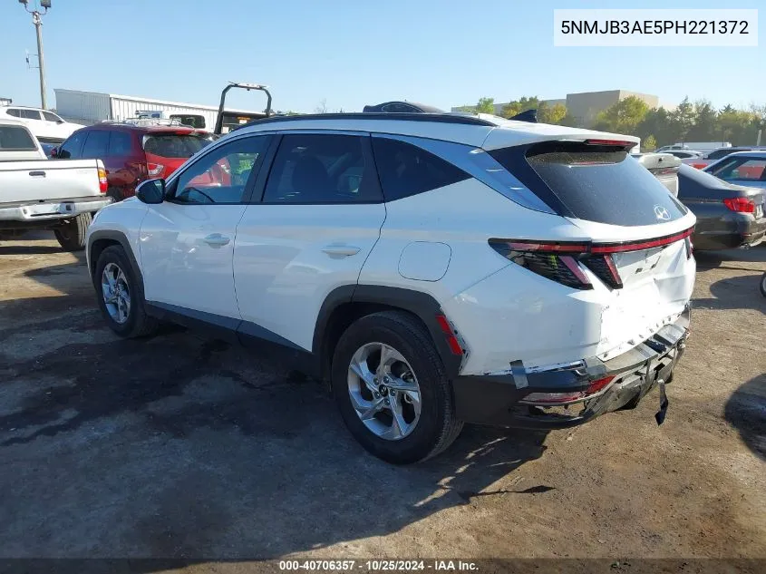 2023 Hyundai Tucson Sel VIN: 5NMJB3AE5PH221372 Lot: 40706357