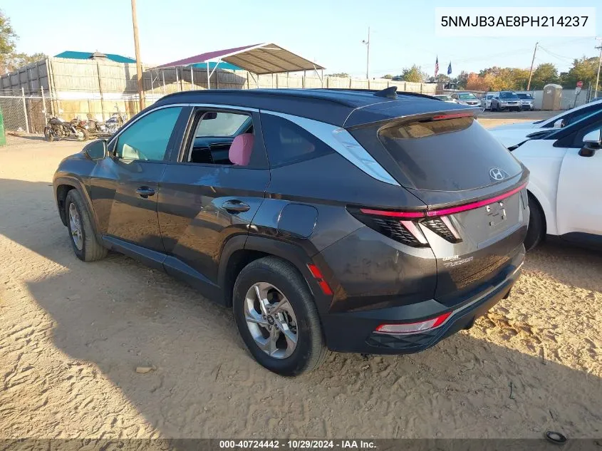 2023 Hyundai Tucson Sel VIN: 5NMJB3AE8PH214237 Lot: 40724442