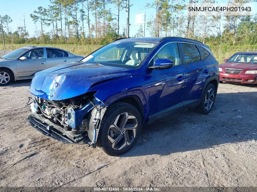 2023 Hyundai Tucson Sel VIN: 5NMJFCAE4PH201943 Lot: 40732458