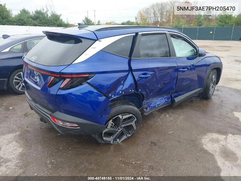 2023 Hyundai Tucson Sel VIN: 5NMJF3AE7PH205470 Lot: 40749155