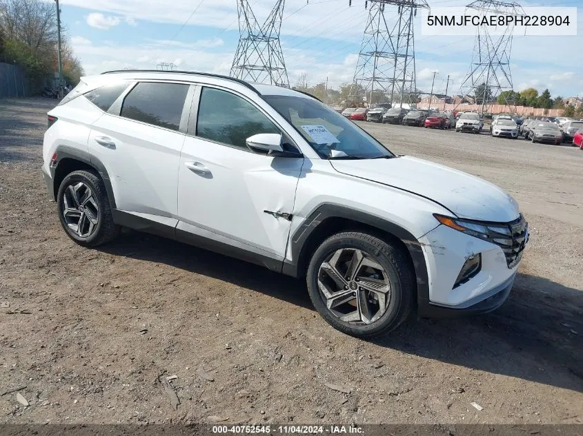 2023 Hyundai Tucson Sel VIN: 5NMJFCAE8PH228904 Lot: 40752545