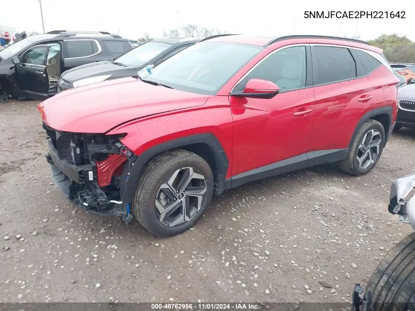 2023 Hyundai Tucson Sel VIN: 5NMJFCAE2PH221642 Lot: 40762956