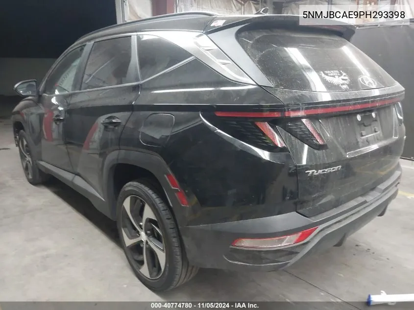 2023 Hyundai Tucson Sel VIN: 5NMJBCAE9PH293398 Lot: 40774780