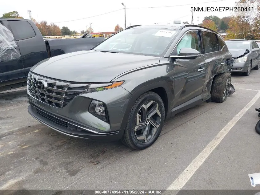 2023 Hyundai Tucson Limited VIN: 5NMJECAE7PH260441 Lot: 40774994