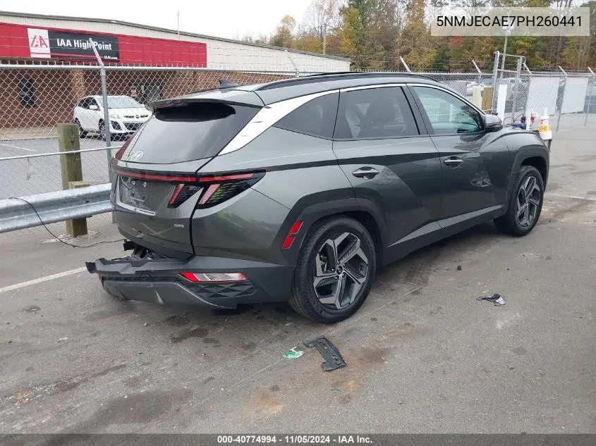 2023 Hyundai Tucson Limited VIN: 5NMJECAE7PH260441 Lot: 40774994