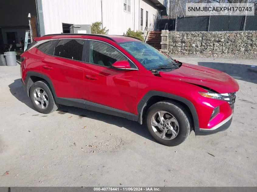 2023 Hyundai Tucson Sel VIN: 5NMJBCAEXPH170743 Lot: 40776441