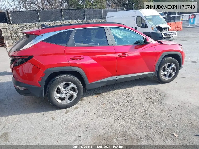 2023 Hyundai Tucson Sel VIN: 5NMJBCAEXPH170743 Lot: 40776441