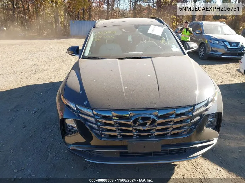 2023 Hyundai Tucson Limited VIN: 5NMJECAEXPH206731 Lot: 40808509