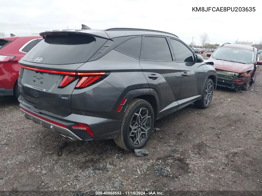 2023 Hyundai Tucson N Line VIN: KM8JFCAE8PU203635 Lot: 40868553