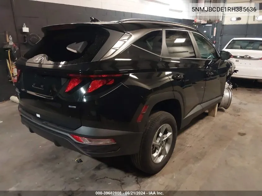 2024 Hyundai Tucson Sel VIN: 5NMJBCDE1RH385636 Lot: 39682808