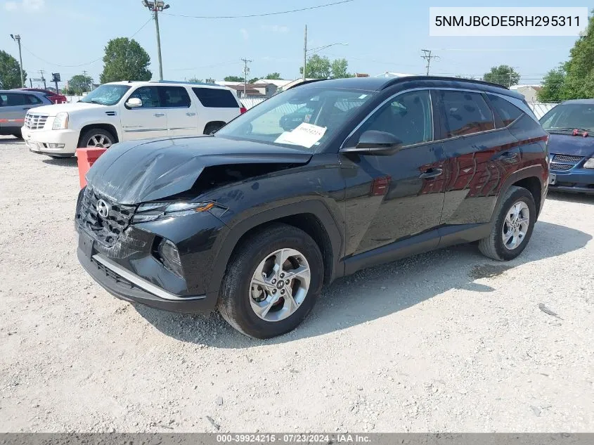 2024 Hyundai Tucson Sel VIN: 5NMJBCDE5RH295311 Lot: 39924215