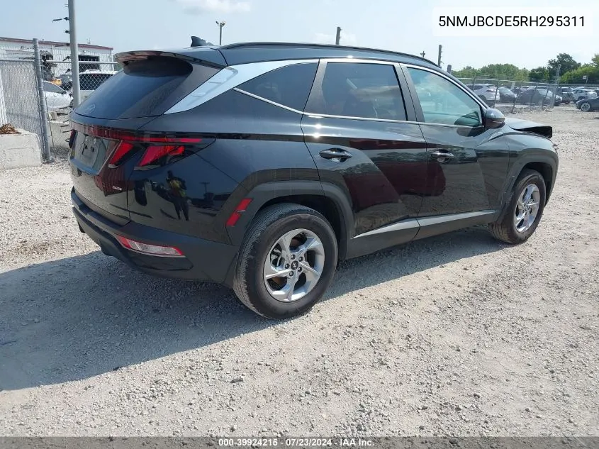 2024 Hyundai Tucson Sel VIN: 5NMJBCDE5RH295311 Lot: 39924215