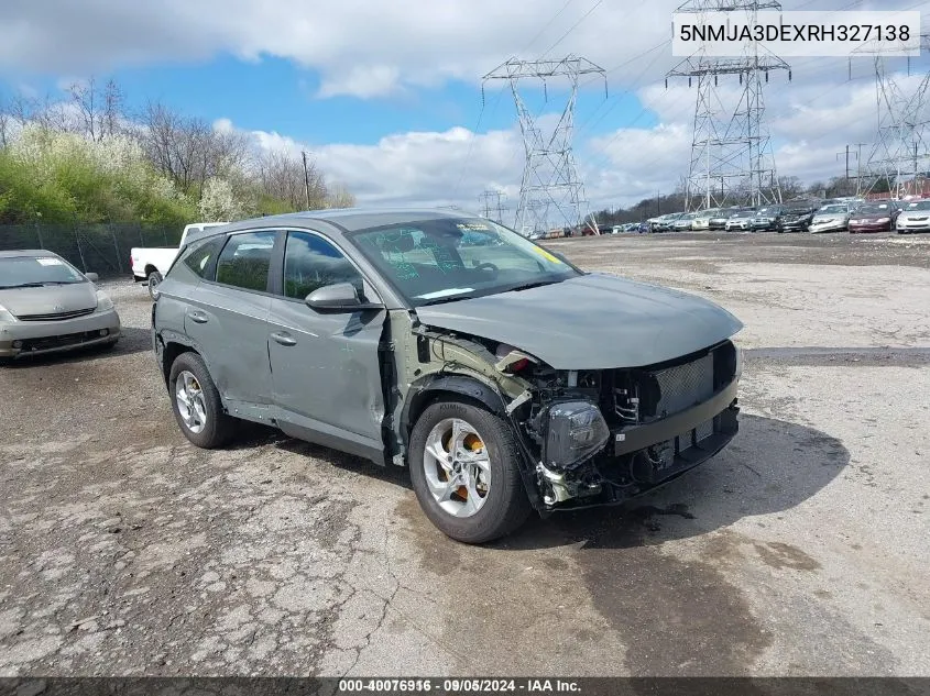 2024 Hyundai Tucson Se VIN: 5NMJA3DEXRH327138 Lot: 40076916