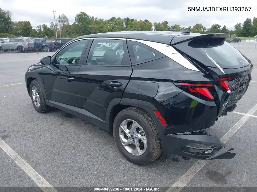 2024 Hyundai Tucson Se VIN: 5NMJA3DEXRH393267 Lot: 40459236