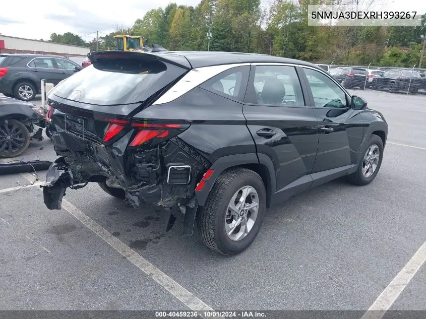 2024 Hyundai Tucson Se VIN: 5NMJA3DEXRH393267 Lot: 40459236