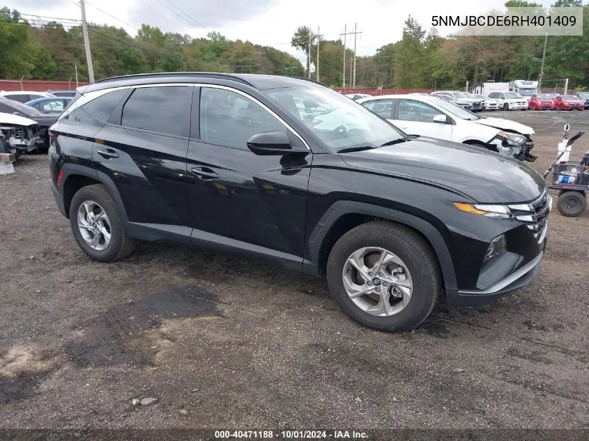 2024 Hyundai Tucson Sel VIN: 5NMJBCDE6RH401409 Lot: 40471188