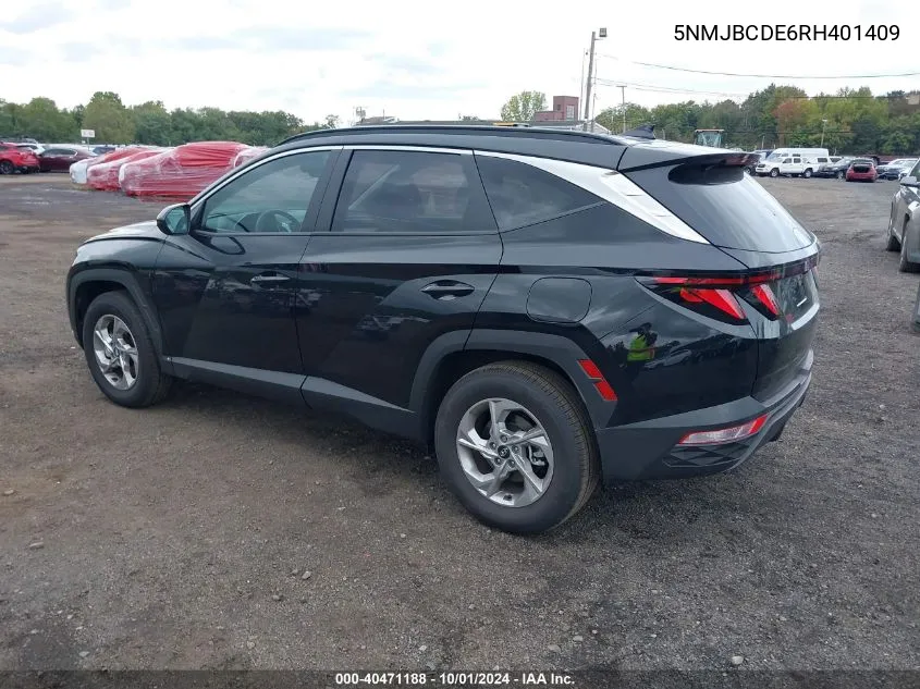 2024 Hyundai Tucson Sel VIN: 5NMJBCDE6RH401409 Lot: 40471188