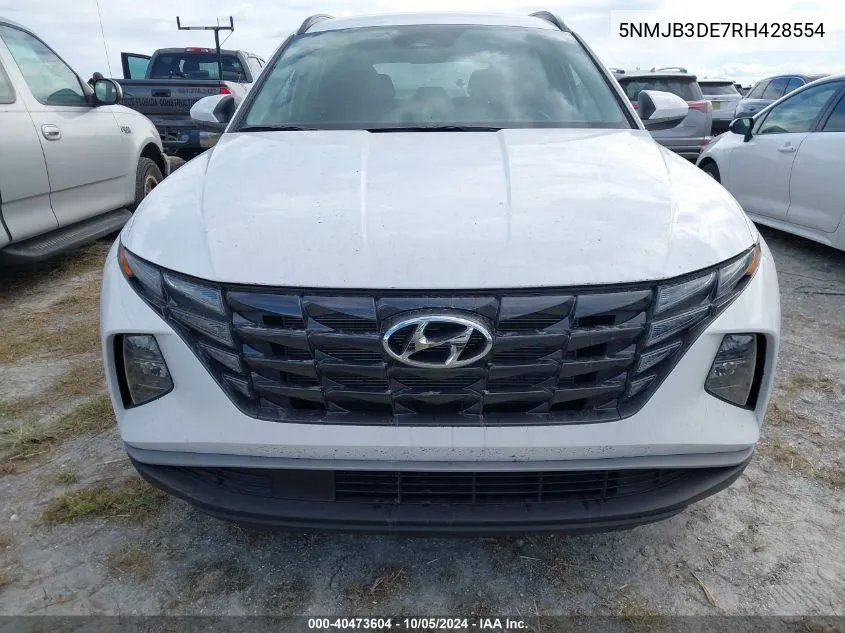 2024 Hyundai Tucson Sel VIN: 5NMJB3DE7RH428554 Lot: 40473604