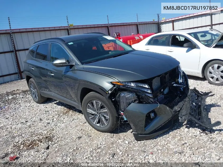 2024 Hyundai Tucson Hybrid Blue VIN: KM8JBCD17RU197852 Lot: 40504786