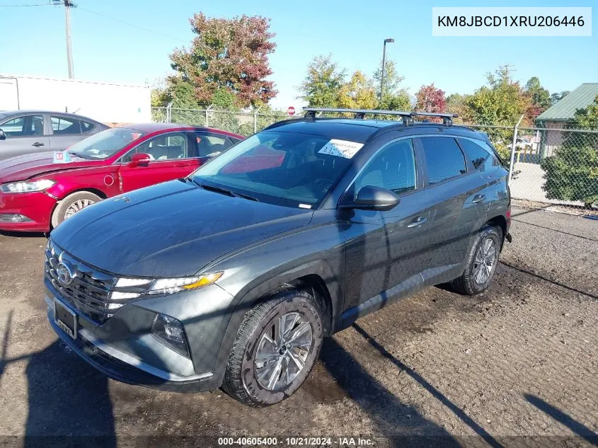 2024 Hyundai Tucson Hybrid Blue VIN: KM8JBCD1XRU206446 Lot: 40605400