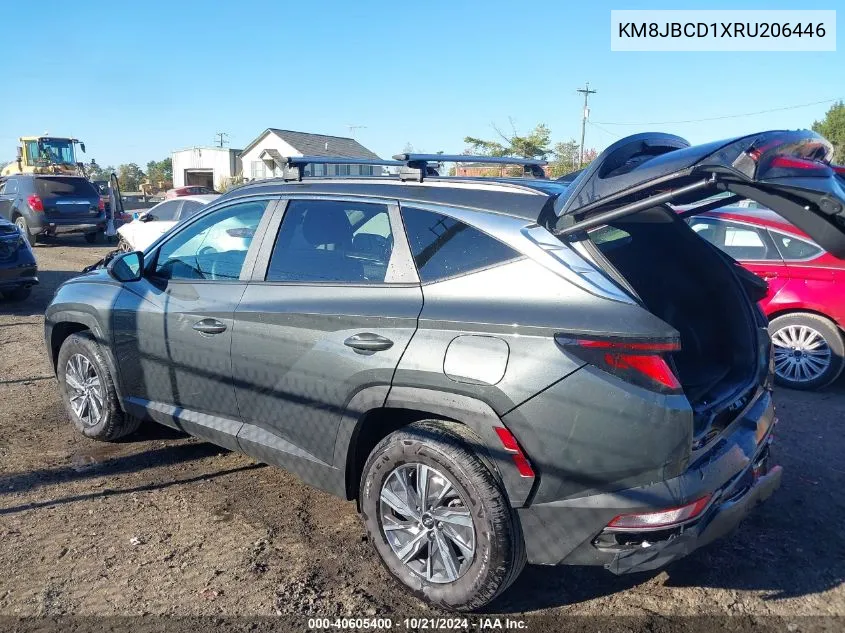 2024 Hyundai Tucson Hybrid Blue VIN: KM8JBCD1XRU206446 Lot: 40605400