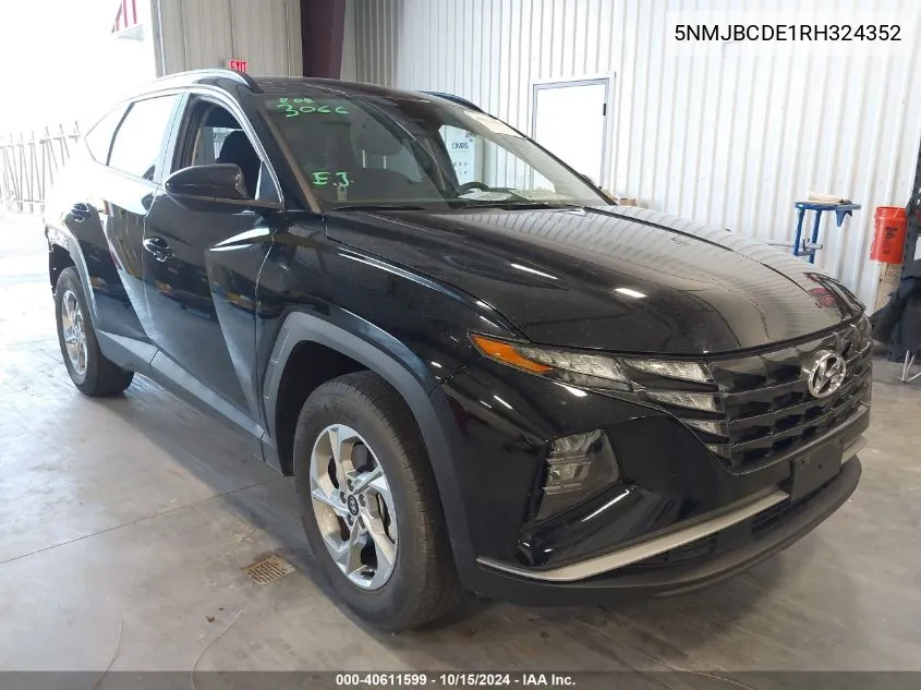 2024 Hyundai Tucson Sel VIN: 5NMJBCDE1RH324352 Lot: 40611599