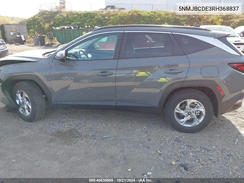 2024 Hyundai Tucson Sel VIN: 5NMJBCDE3RH368837 Lot: 40635959