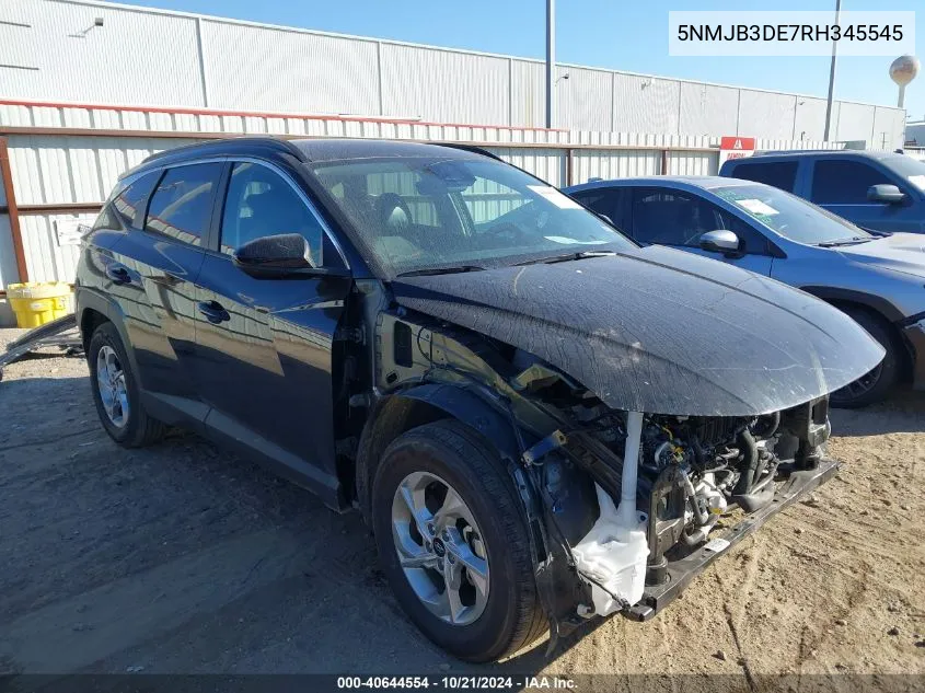 2024 Hyundai Tucson Sel VIN: 5NMJB3DE7RH345545 Lot: 40644554