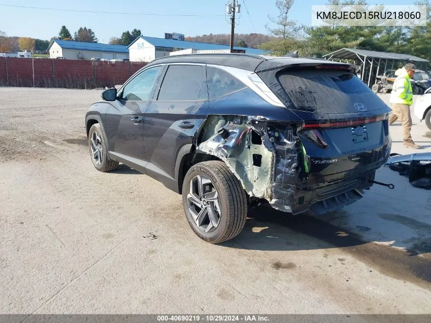 2024 Hyundai Tucson Hybrid Limited VIN: KM8JECD15RU218060 Lot: 40690219