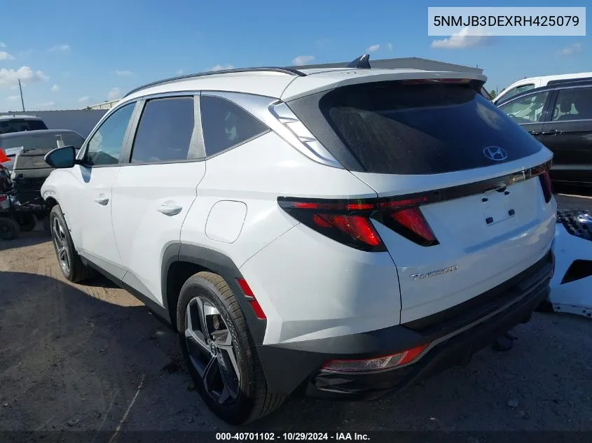 2024 Hyundai Tucson Sel VIN: 5NMJB3DEXRH425079 Lot: 40701102