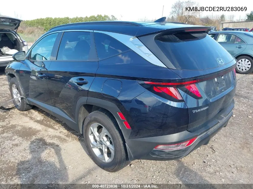 2024 Hyundai Tucson Sel VIN: KM8JBCDE2RU283069 Lot: 40723836