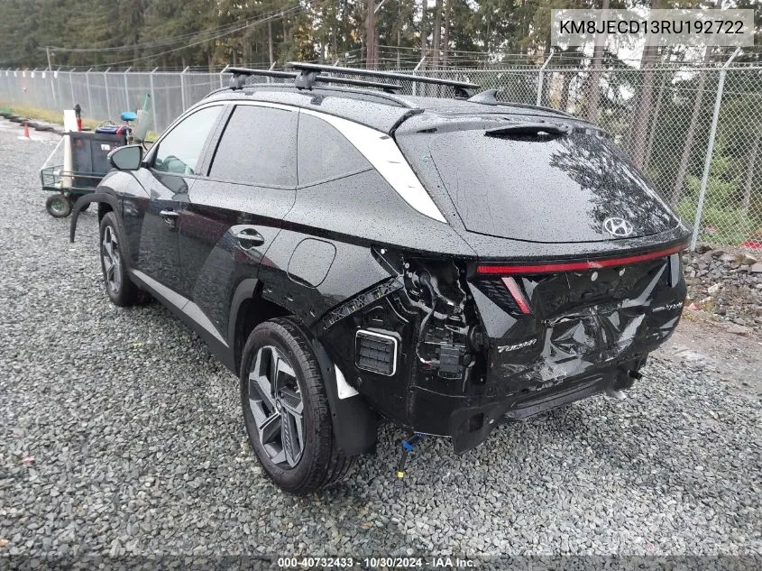 KM8JECD13RU192722 2024 Hyundai Tucson Hybrid Limited