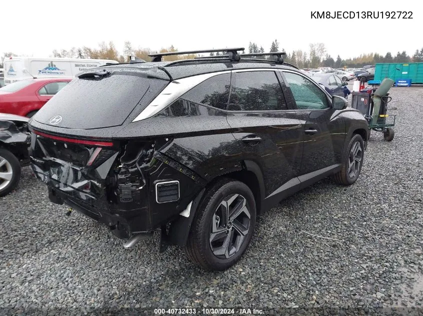 KM8JECD13RU192722 2024 Hyundai Tucson Hybrid Limited