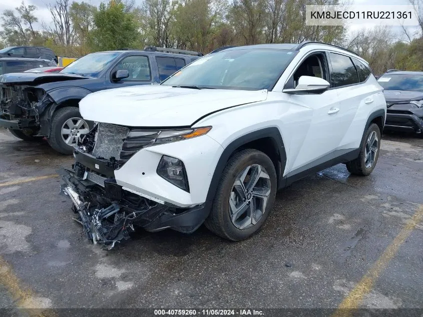 2024 Hyundai Tucson Hybrid Limited VIN: KM8JECD11RU221361 Lot: 40759260