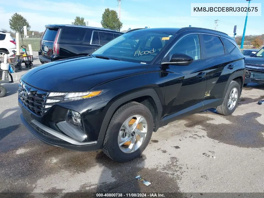 2024 Hyundai Tucson Sel VIN: KM8JBCDE8RU302675 Lot: 40800738