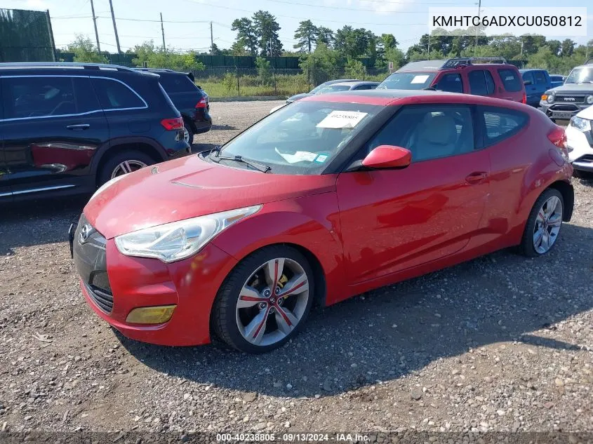 KMHTC6ADXCU050812 2012 Hyundai Veloster