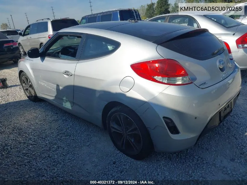 KMHTC6AD5CU070255 2012 Hyundai Veloster