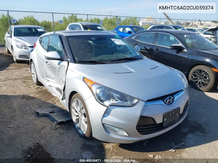 KMHTC6AD2CU059374 2012 Hyundai Veloster