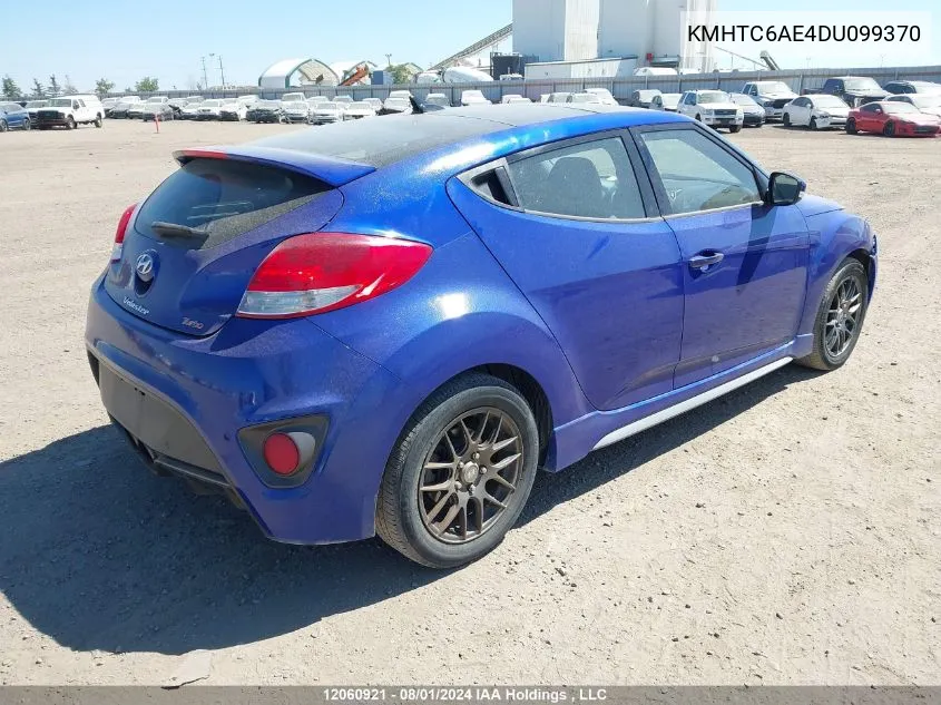 KMHTC6AE4DU099370 2013 Hyundai Veloster Turbo