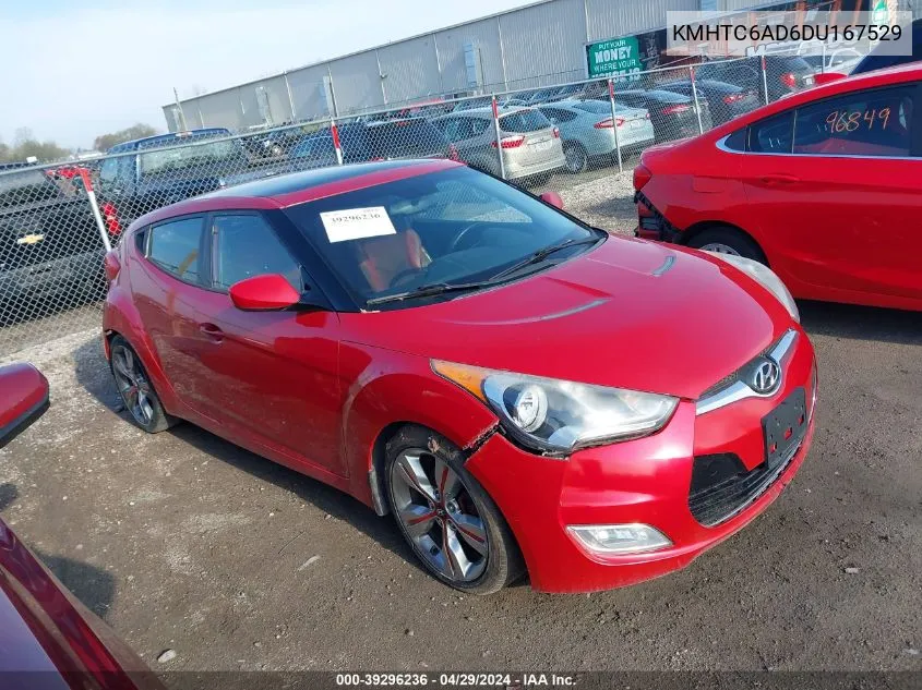 KMHTC6AD6DU167529 2013 Hyundai Veloster