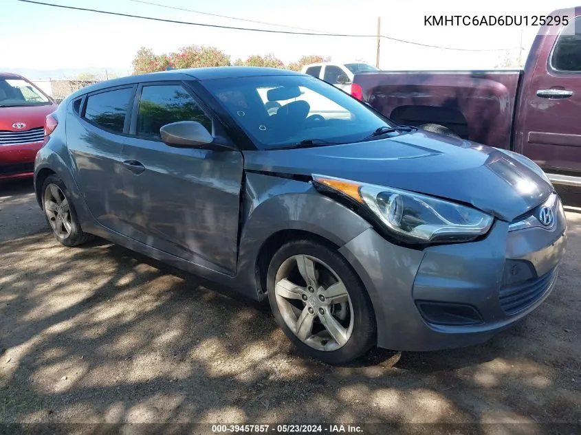 KMHTC6AD6DU125295 2013 Hyundai Veloster Base W/Black