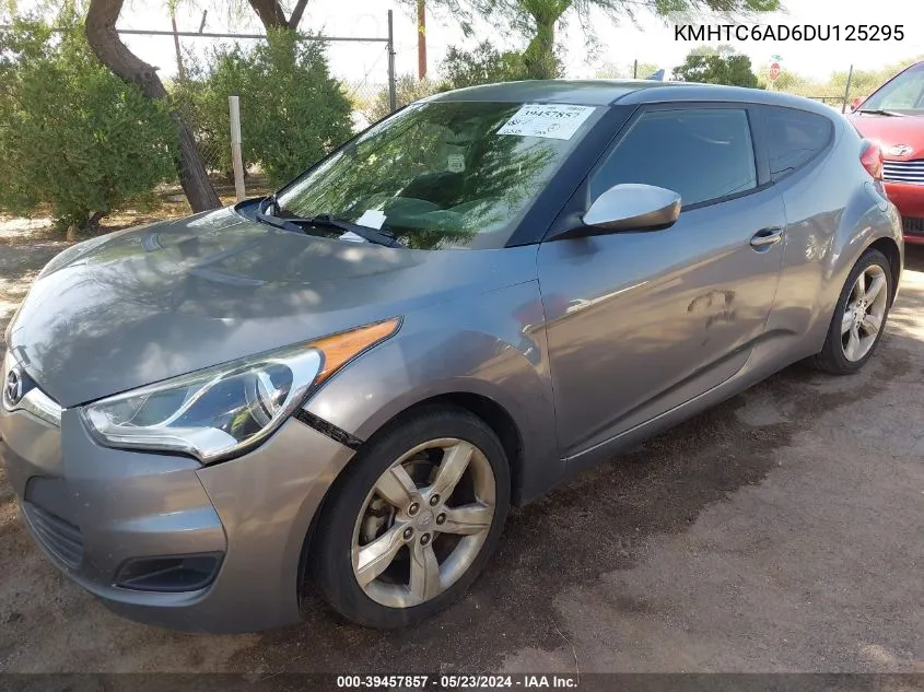 KMHTC6AD6DU125295 2013 Hyundai Veloster Base W/Black