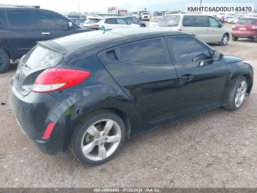 KMHTC6AD0DU143470 2013 Hyundai Veloster Base W/Gray