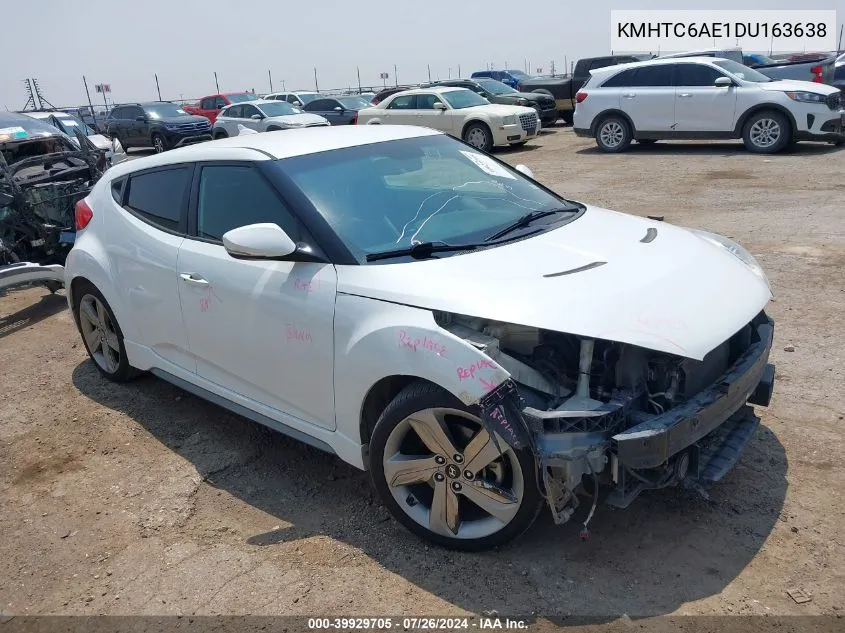 KMHTC6AE1DU163638 2013 Hyundai Veloster Turbo