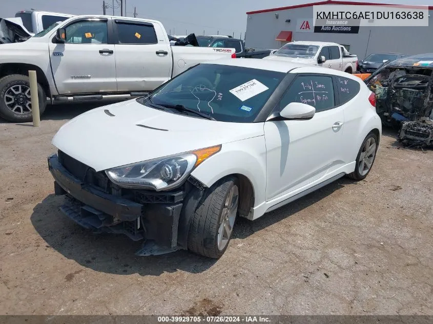 KMHTC6AE1DU163638 2013 Hyundai Veloster Turbo