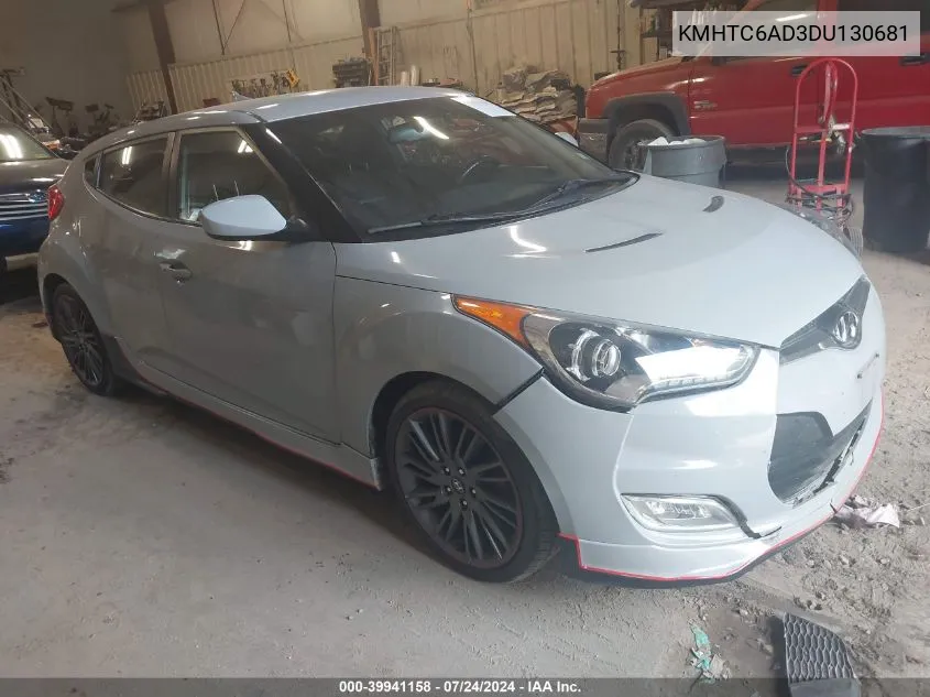 2013 Hyundai Veloster Re:mix VIN: KMHTC6AD3DU130681 Lot: 39941158