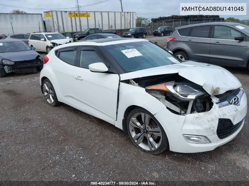 KMHTC6AD8DU141045 2013 Hyundai Veloster Base W/Black