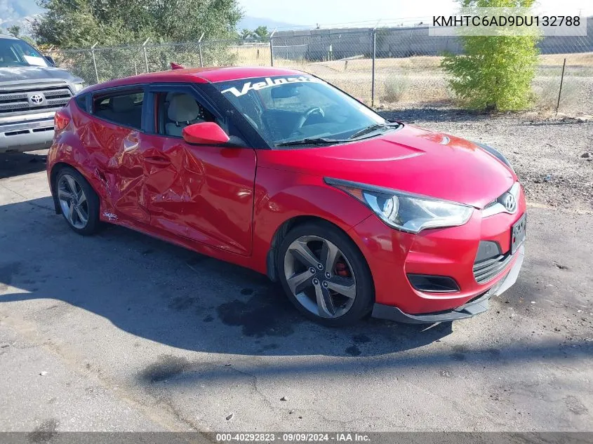 KMHTC6AD9DU132788 2013 Hyundai Veloster Base W/Gray