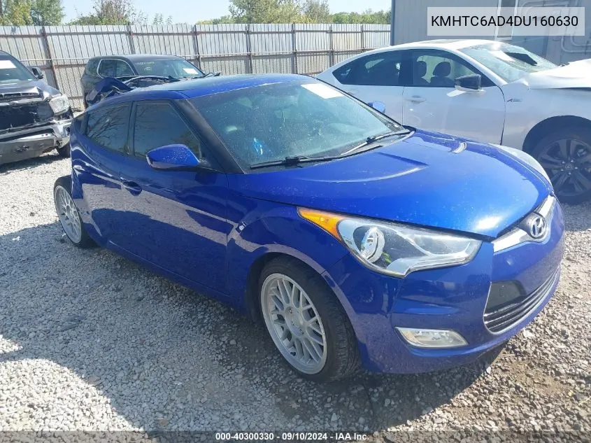 2013 Hyundai Veloster VIN: KMHTC6AD4DU160630 Lot: 40300330