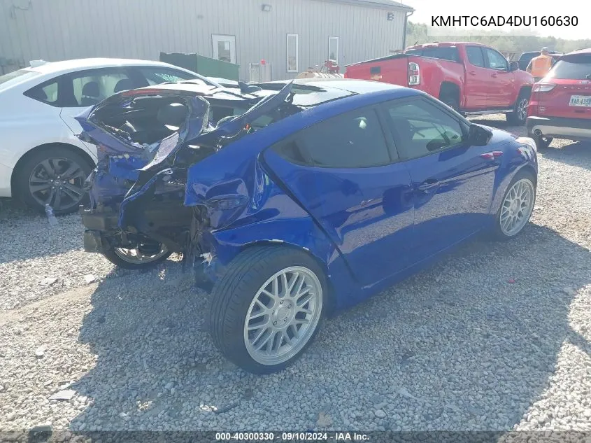 KMHTC6AD4DU160630 2013 Hyundai Veloster